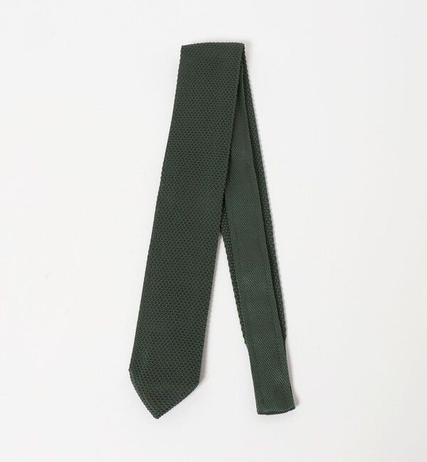 UNITED ARROWS green label relaxing「GLR ポリエステル ウォッシャブル ニット ソリッド ネクタイ ニットタイ」|ネクタイ・蝶ネクタイ|DK.GREEN