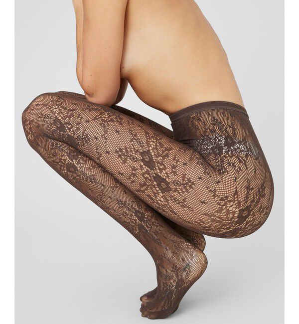 EMMEL REFINES「＜SWEDISH STOCKINGS＞Rosa レース タイツ＜ Select by EMMEL REFINES ＞」|タイツ・ストッキング|