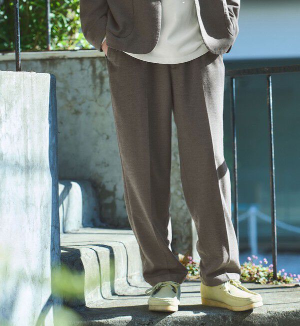 UNITED ARROWS green label relaxing「ウォッシャブル フラノ ツイル ワイド ユーティリティパンツ W2 -ストレッチ-」|その他|BEIGE