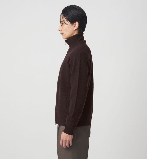 UNITED ARROWS green label relaxing「ミルドウール ジップ カーディガン」|カーディガン|