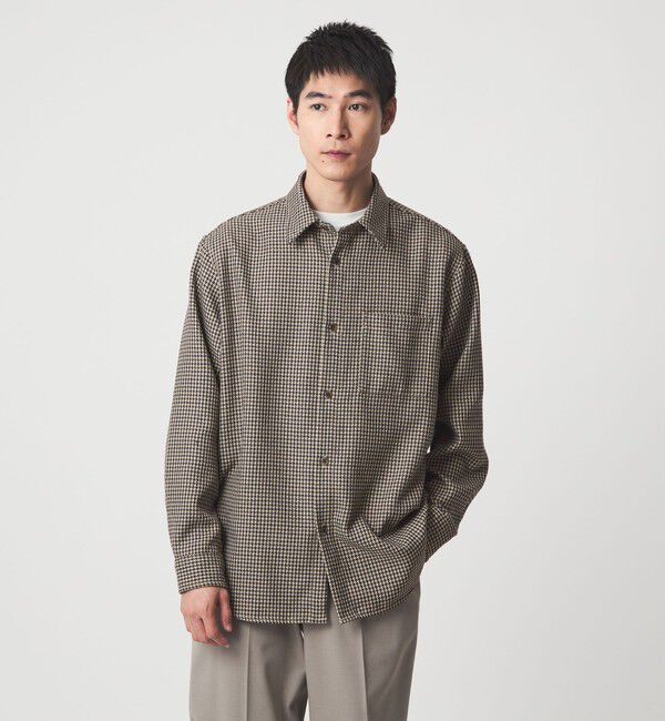 UNITED ARROWS green label relaxing「ブークレ チェック ジャストルーズ シャツ」|シャツ・ブラウス|