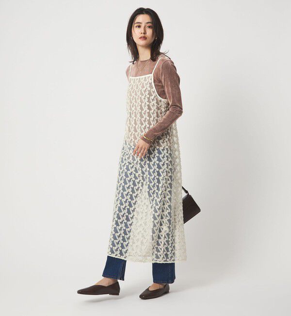 UNITED ARROWS green label relaxing「リボン キャミソール ワンピース」|ワンピース|