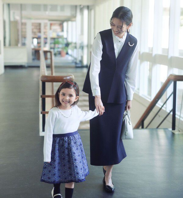 UNITED ARROWS green label relaxing「［size SHORTあり］fleurie(フルリー) ペプラム ジレ」|ベスト・ジレ|