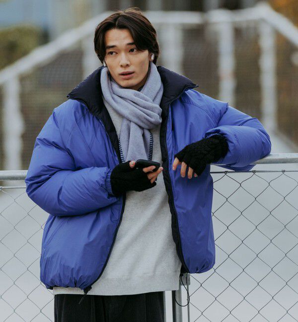 UNITED ARROWS green label relaxing「【別注】＜Marmot＞GLR リバーシブル ダウンジャケット」|ダウン|PURPLE