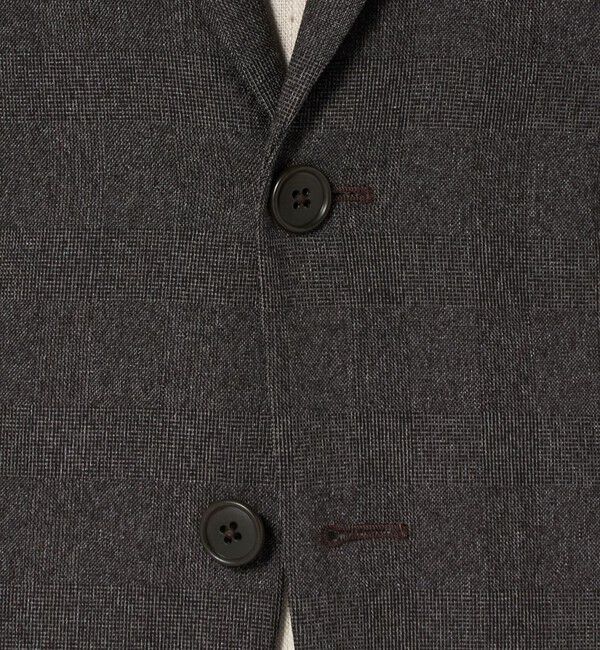 UNITED ARROWS green label relaxing「A+ ポリエステルツイード 2B スタンダード 2P ジャケット -ウォッシャブル・ストレッチ-」|テーラードジャケット|