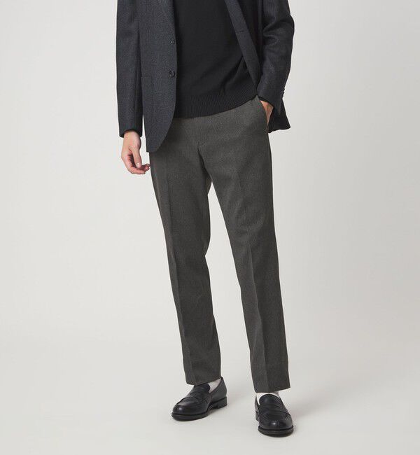 UNITED ARROWS green label relaxing「ポリエステルツイル スタンダード アジャスター スラックス」|スラックス|MD.GRAY