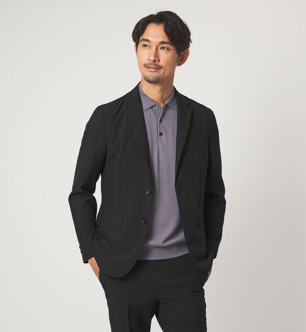 UNITED ARROWS green label relaxing「【WEB限定】JUST fit ドライポリエステル ナロー セットアップ -吸水速乾-」|テーラードジャケット|