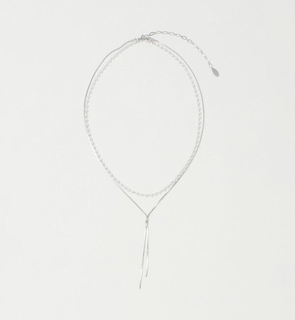 UNITED ARROWS green label relaxing「3WAY スネークチェーン＆フェイクパール ネックレス」|ネックレス|