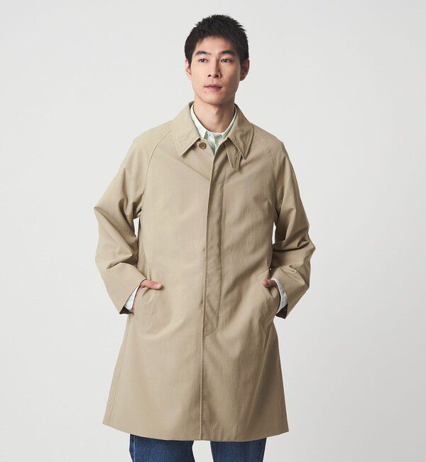 UNITED ARROWS green label relaxing「ナイロンオックス ステンカラーコート ‐撥水‐」|ステンカラーコート|