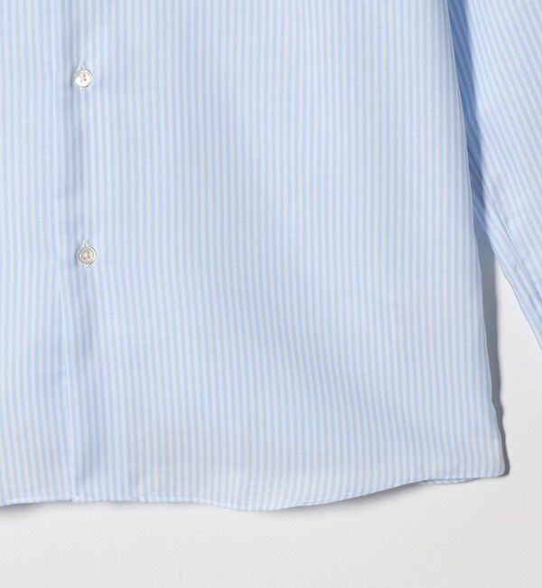 UNITED ARROWS green label relaxing「エブリット コットンオックス ストライプ スナップ ボタンダウン シャツ -イージーアイロン-」|シャツ・ブラウス|