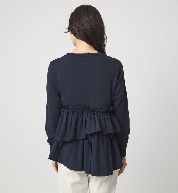 UNITED ARROWS green label relaxing「ティアード ドッキング プルオーバー ニット 3」|ニット・セーター|