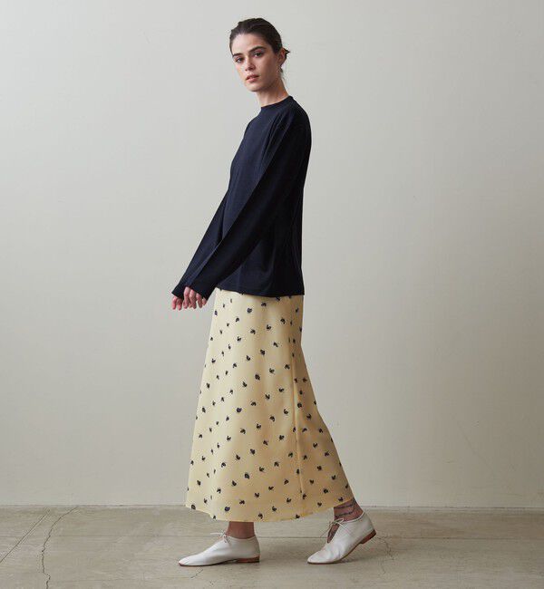 STEVEN ALAN「＜Steven Alan＞ウール ジャージー ロングスリーブ Tシャツ」|Tシャツ・カットソー|