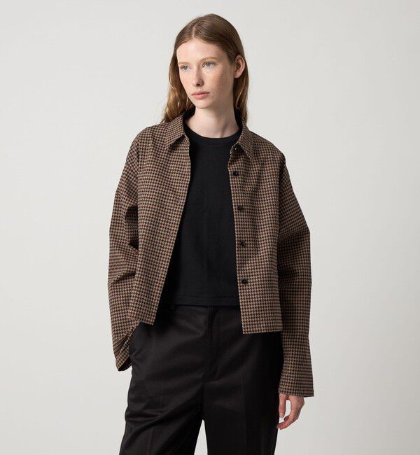 STEVEN ALAN「＜Steven Alan＞ハウンドトゥース シャツ」|シャツ・ブラウス|