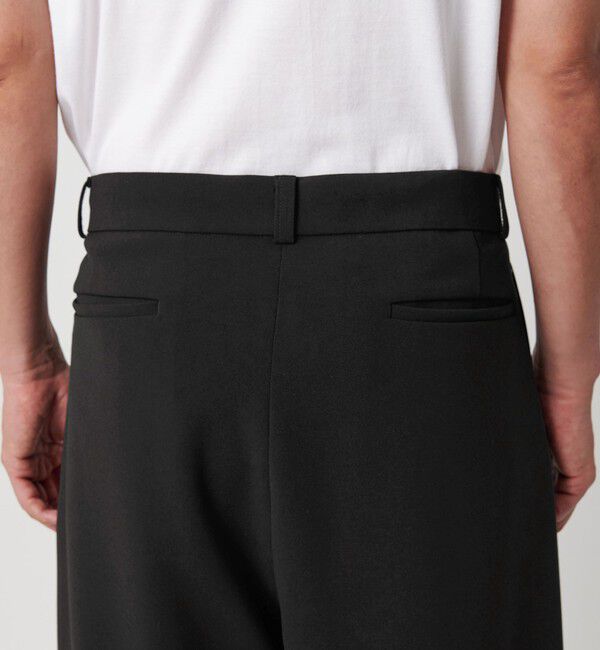 BEAUTY&YOUTH UNITED ARROWS「DUAL PACK 2.0 ワイド オフィサーパンツ -セットアップ対応 ウォッシャブル マルチ機能-」|チノ|