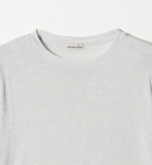 STEVEN ALAN「＜Steven Alan＞ラメ ジャージー ロングスリーブ プルオーバー」|Tシャツ・カットソー|