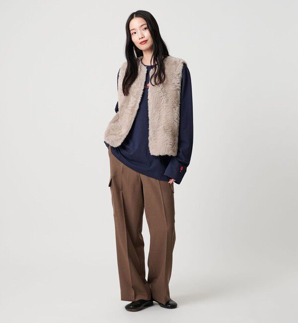 BEAUTY&YOUTH UNITED ARROWS「フェイクファー ベスト」|ベスト・ジレ|