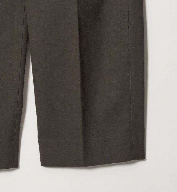 STEVEN ALAN「＜Steven Alan＞ ドリル インツープリーツ ドレス トラウザーズ」|チノ|