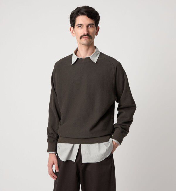 STEVEN ALAN「＜Steven Alan＞ CR ウラケ フリーダムスリーブ クルーネック スウェット」|スウェット・ジャージ|