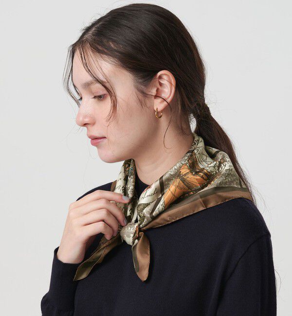 BEAUTY&YOUTH UNITED ARROWS「＜AULENTTI＞ヴィンテージ プリント スカーフ」|バンダナ・スカーフ|