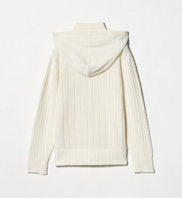 ATTISESSION「＜ATTISESSION＞ケーブル ジップ フーディー トップス」|カーディガン|