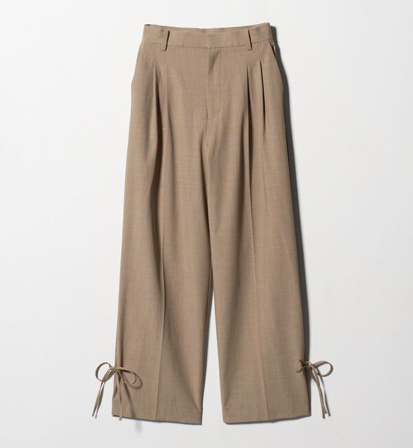 BEAUTY&YOUTH UNITED ARROWS「 へムリボン パンツ ウォッシャブル」|スラックス|