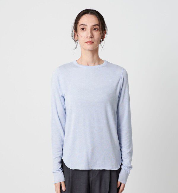 BEAUTY&YOUTH UNITED ARROWS「セルロースウールブレンド クルーネックカットソー」|Tシャツ・カットソー|