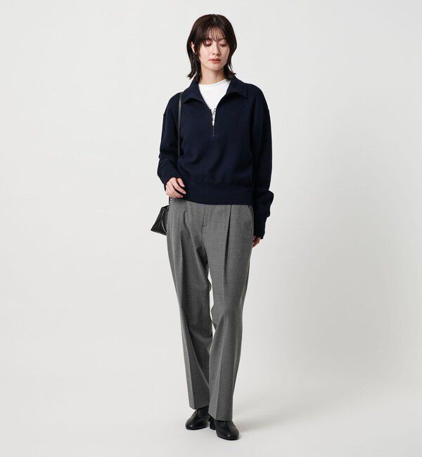 BEAUTY&YOUTH UNITED ARROWS「タックテーパードパンツ ウォッシャブル」|スラックス|