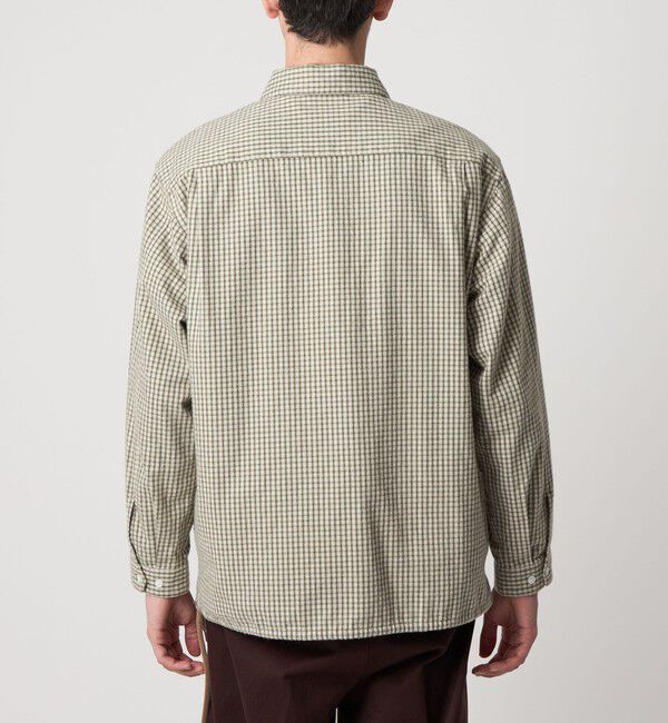 STEVEN ALAN「＜Steven Alan＞ チェック ジップ プルオーバー シャツ LOOSE」|シャツ・ブラウス|