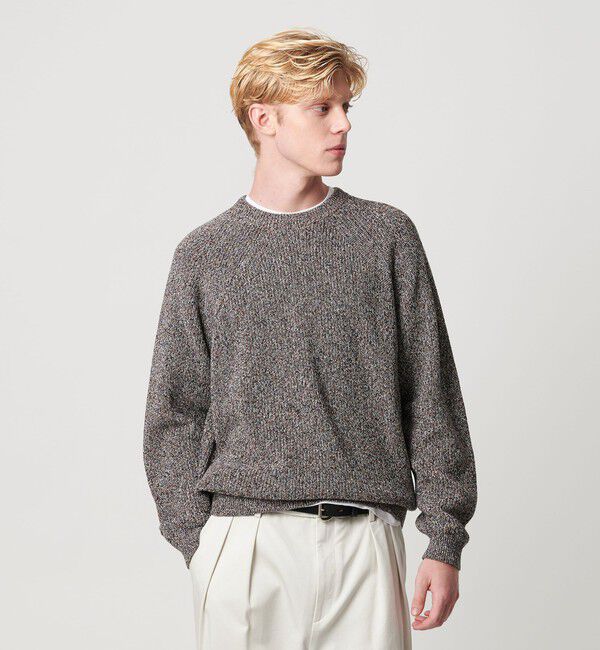 BEAUTY&YOUTH UNITED ARROWS「クリスプ アゼ スリーク クルーネック ニット」|ニット・セーター|その他3