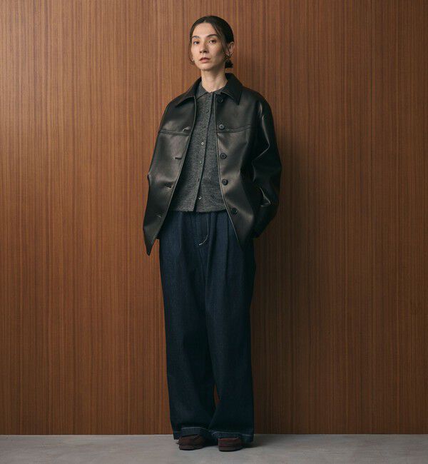 BEAUTY&YOUTH UNITED ARROWS「レザーライク カバーオール ジャケット」|その他|