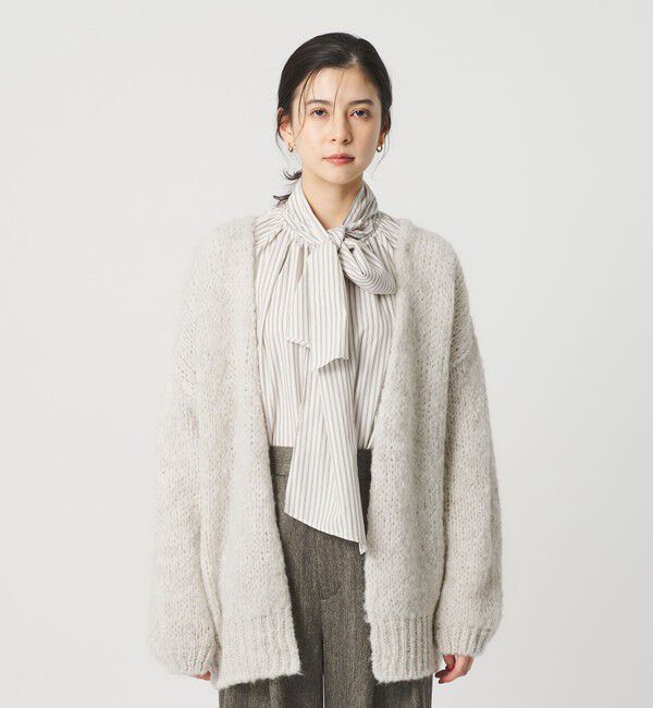 BEAUTY&YOUTH UNITED ARROWS「【別注】＜TRICOTS JEAN MARC＞ミドルゲージ ノーボタンカーディガン」|カーディガン|