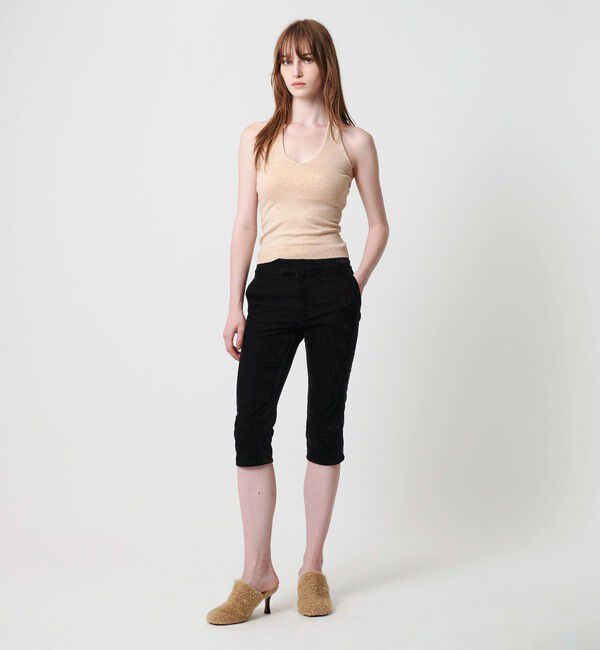 ATTISESSION「＜ATTISESSION＞ベロア カプリ パンツ」|その他|