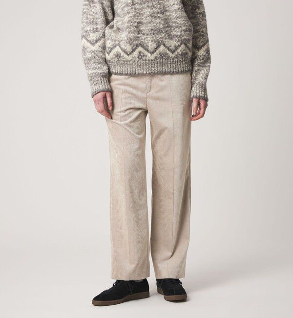 STEVEN ALAN「＜Steven Alan＞ソフト コーデュロイ ワイド トラウザーズ」|その他|BEIGE