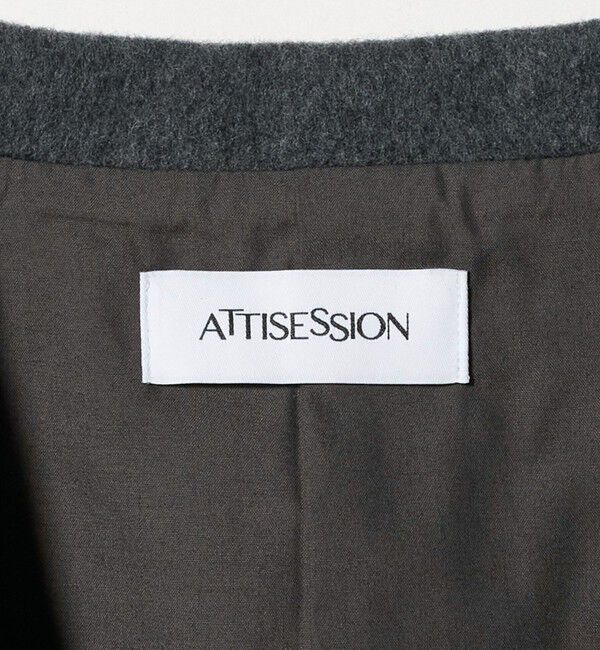 ATTISESSION「＜ATTISESSION＞ビーバー ビッグ コートジャケット」|テーラードジャケット|