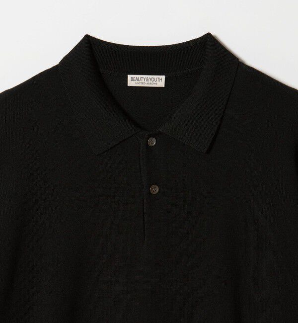 BEAUTY&YOUTH UNITED ARROWS「SUPER130 ウール ポロニット ウォッシャブル」|ニット・セーター|