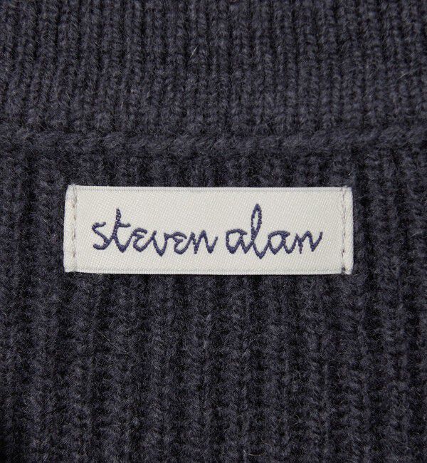 STEVEN ALAN「＜Steven Alan＞ オーストラリアンラムズウール ポロカラー ニット NARROW」|ニット・セーター|