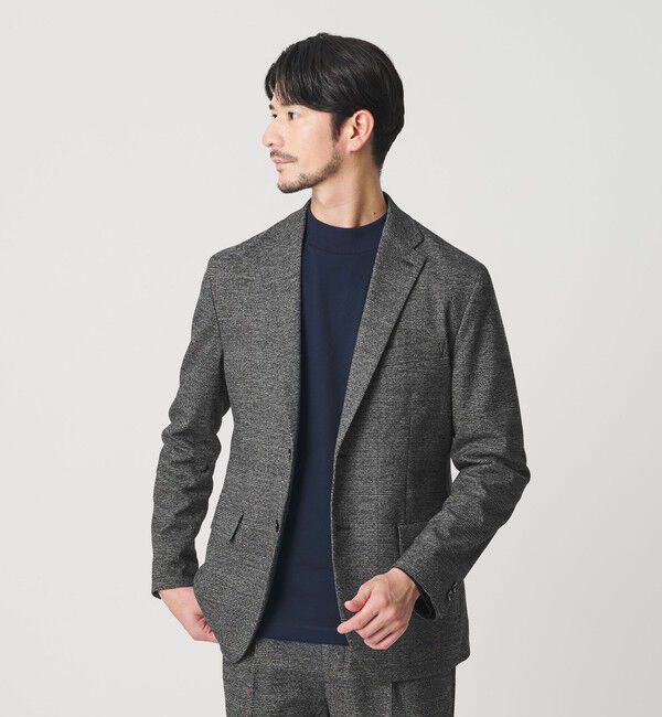 BEAUTY&YOUTH UNITED ARROWS「【WEB限定 WARDROBE SMART】DELEGANT サキソニー セットアップ/ジャケット＆イージーパンツ」|スーツ|