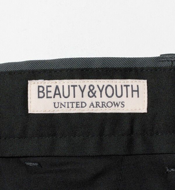 BEAUTY&YOUTH UNITED ARROWS「ヴィンテージライク ナイロン 1プリーツ ワイド パンツ NO.9」|チノ|