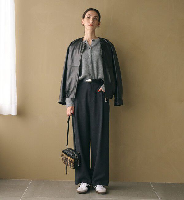 BEAUTY&YOUTH UNITED ARROWS「ウールブレンド ツイルバックゴムパンツ ウォッシャブル」|その他|