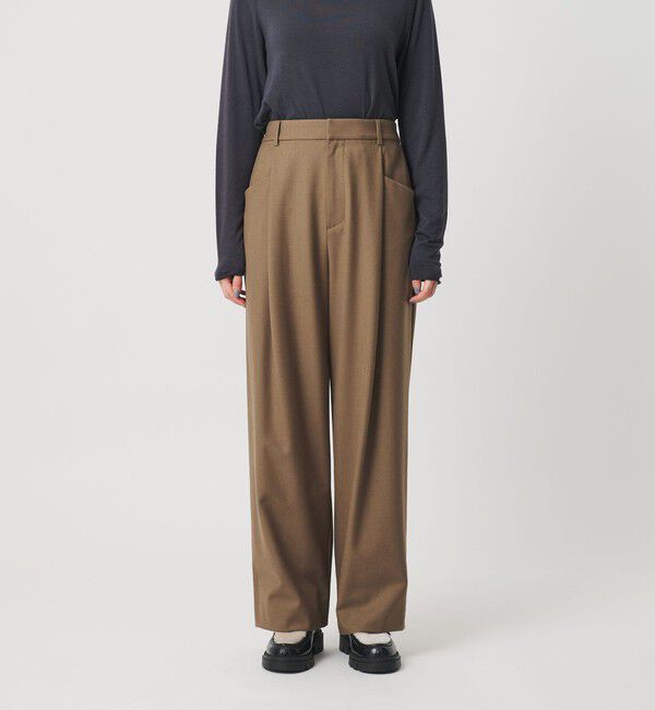 BEAUTY&YOUTH UNITED ARROWS「ウールブレンド ツイルバックゴムパンツ ウォッシャブル」|その他|