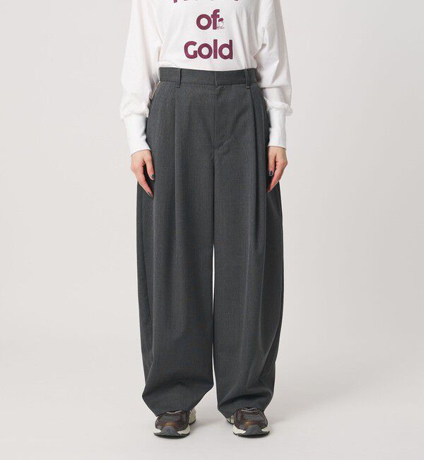 BEAUTY&YOUTH UNITED ARROWS「毛ポリエステル カーブパンツ ウォッシャブル」|その他|