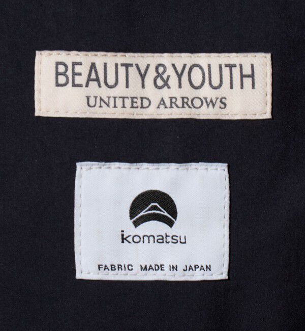 BEAUTY&YOUTH UNITED ARROWS「 小松マテーレ リラックス フード ダウンジャケット 700FP 撥水機能」|ダウン|