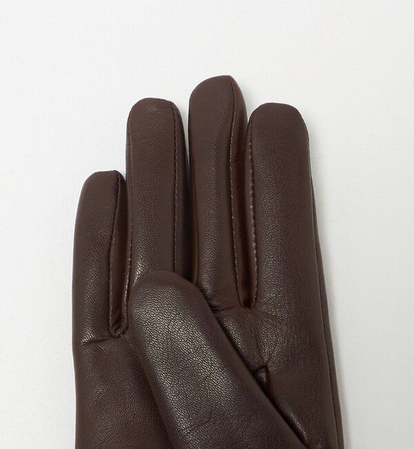 STEVEN ALAN「＜Steven Alan＞レザー カシミヤライニング グローブ」|手袋|