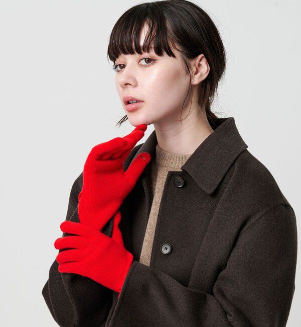 BEAUTY&YOUTH UNITED ARROWS「ウールカシミヤ スリット グローブ」|手袋|