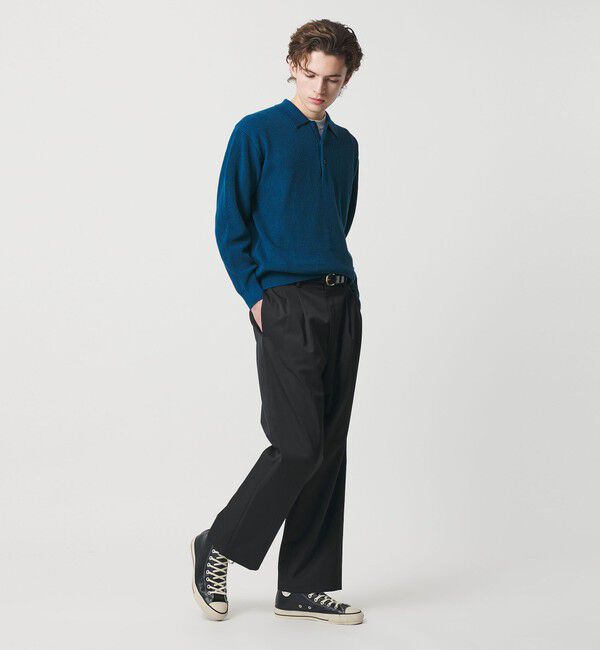 BEAUTY&YOUTH UNITED ARROWS「ツイル ギャバ バギー スラックス NO.9」|チノ|