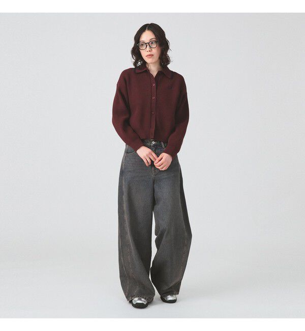 Ray BEAMS 「【別注】FRED PERRY / Tipped Collar Cardigan」|ニット・セーター|