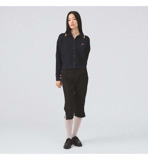 Ray BEAMS 「【別注】FRED PERRY / Tipped Collar Cardigan」|ニット・セーター|