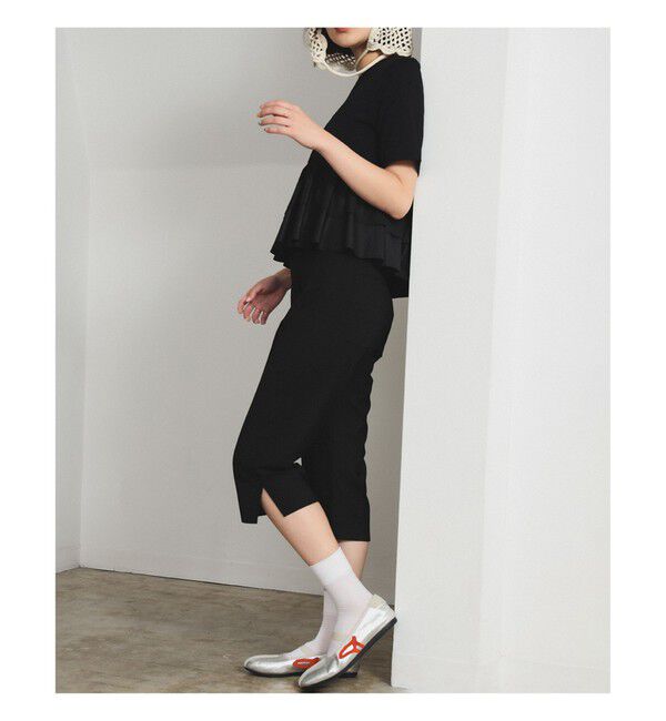 Ray BEAMS 「ストレッチ カプリ パンツ」|チノ|