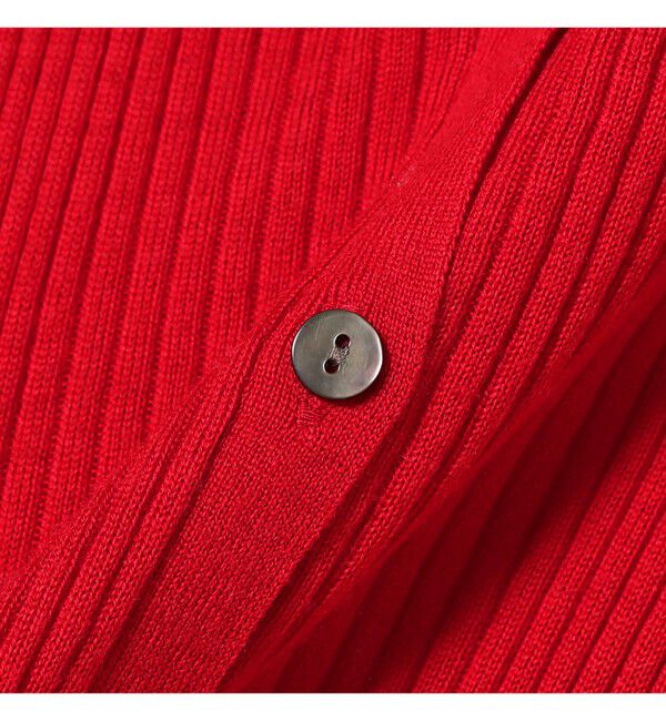 Ray BEAMS 「リブ ポロ カーディガン」|ニット・セーター|