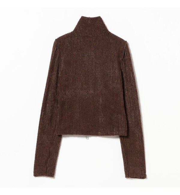 Ray BEAMS 「シャギー ジップ カーディガン」|カーディガン|